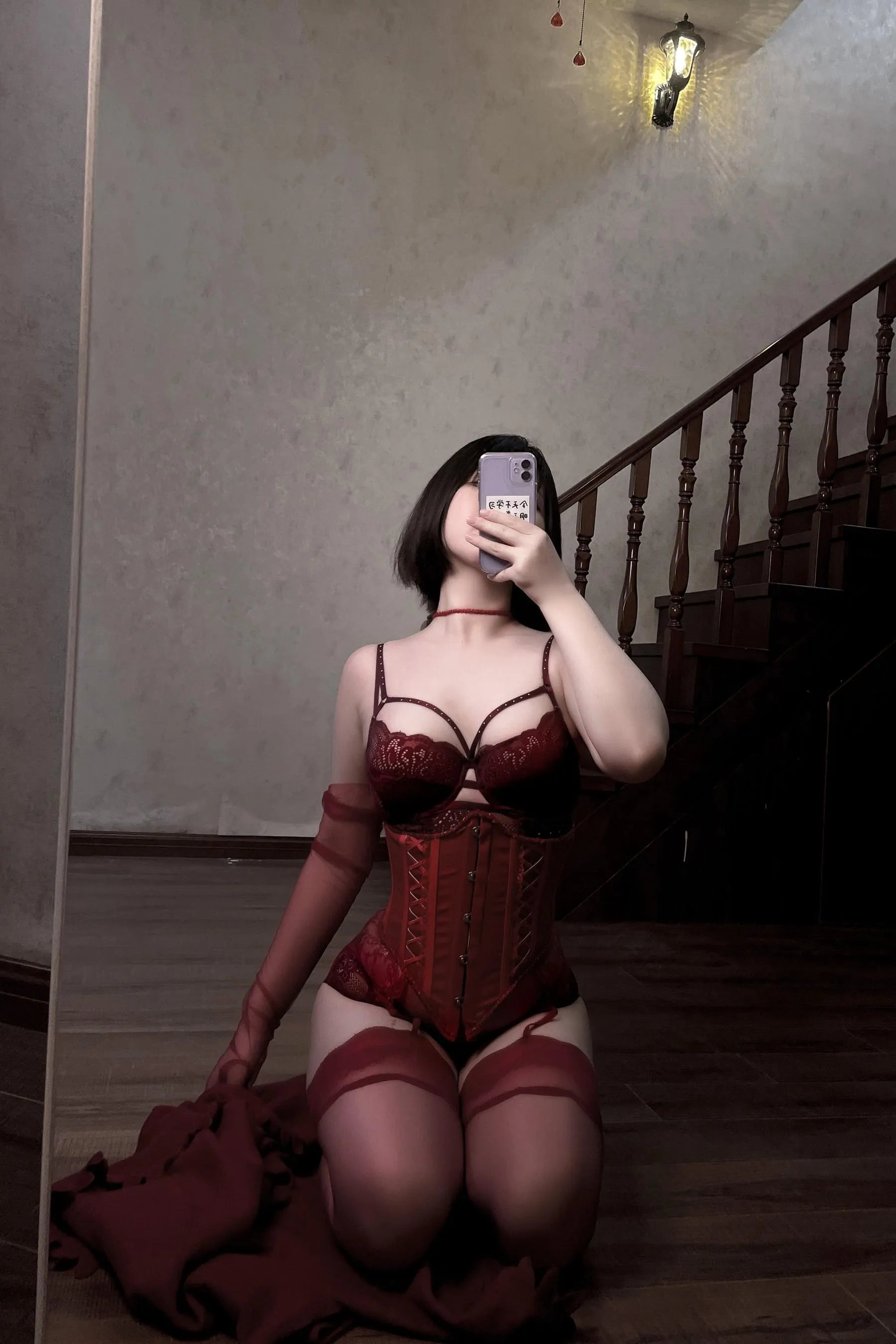 半半子 – NO.67 RED 赤紅 Vol.03 [57P]插图6